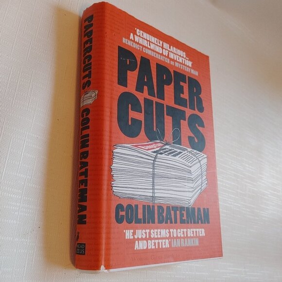 Paper Cuts Colin Bateman Hard Cover Book - Picture 2 of 4